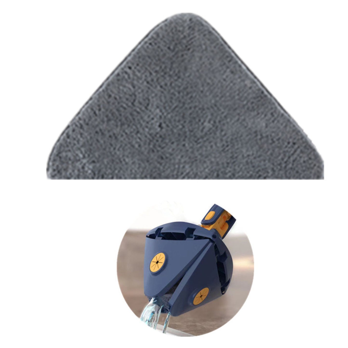 Mopa Giratoria Triangular 360° de Microfibra