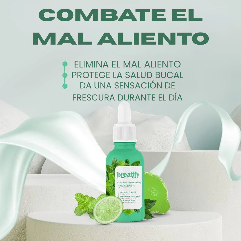 BREATIFY – Gotas Naturales para el Mal Aliento