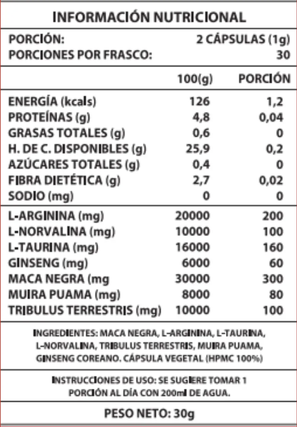 TESTO POWER 1000mg 60 Caps