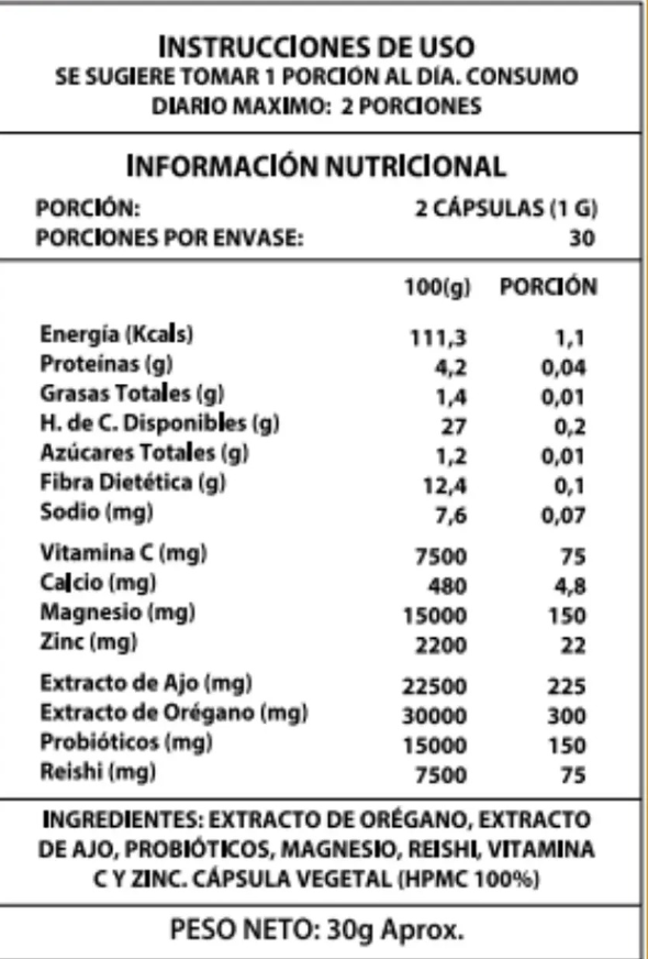 CANDIDA CLEANSE 1000 mg 60 Caps