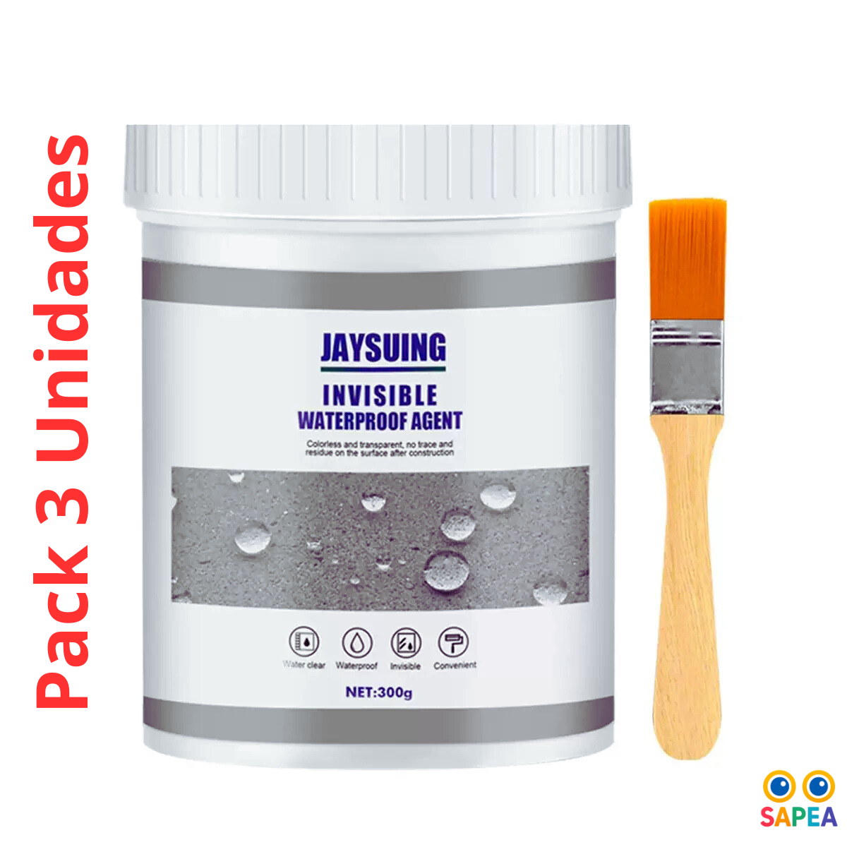 Impermeabilizante Invisible Jaysuing – Pack x3 de 300g