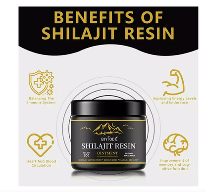 Resina de Shilajit 100% Puro del Himalaya (30 g)
