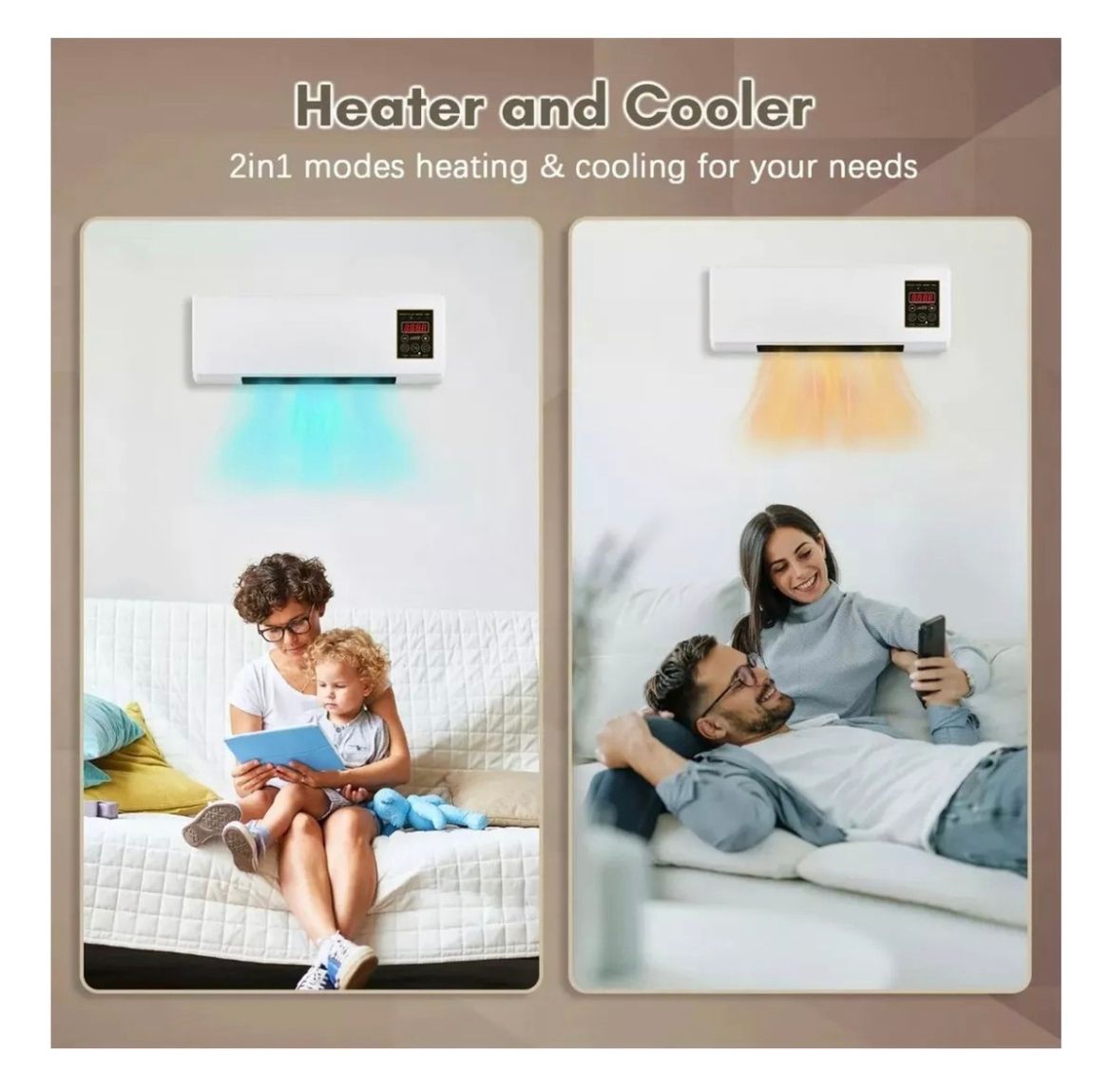 Calefactor inteligente / Aire Acondicionado 2 En 1