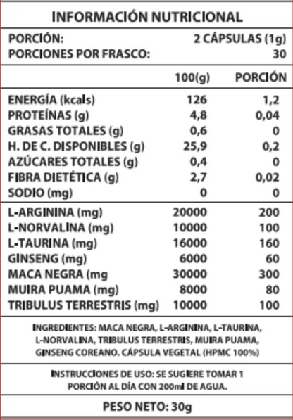 TESTO POWER 1000mg 60 Caps