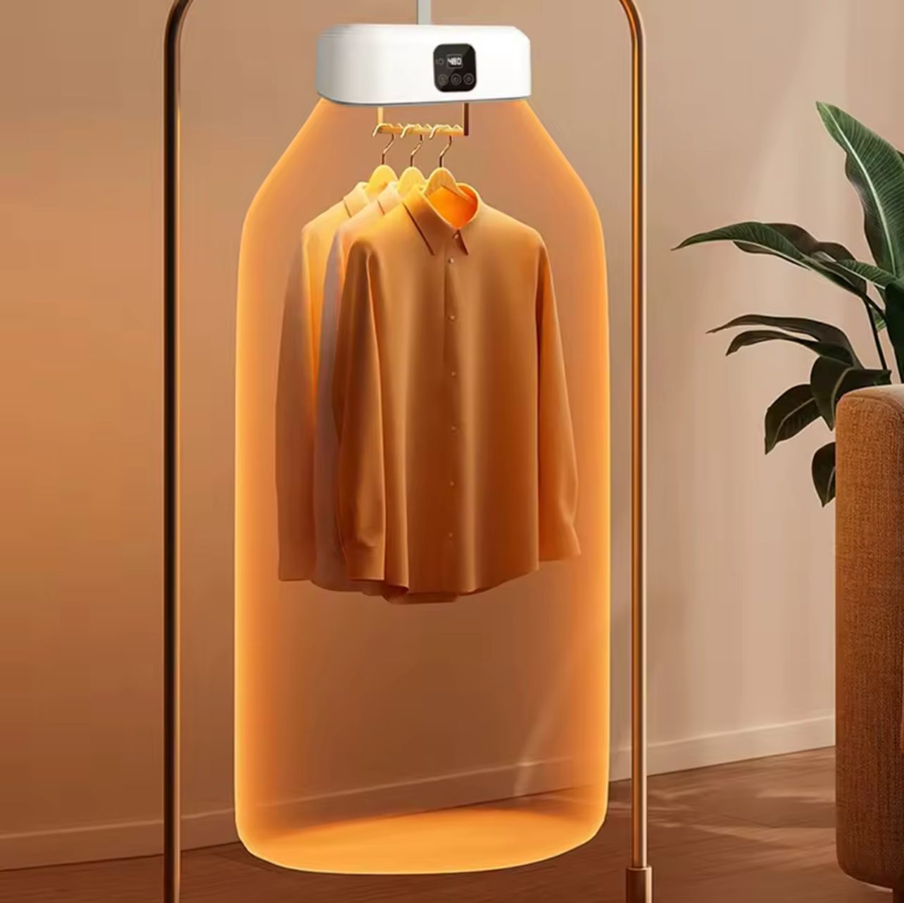 Secadora de Ropa Portátil con Luz UV Azul – Compacta, Silenciosa y Eficiente (600W)